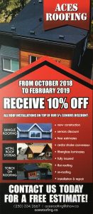 Aces Roofing Fall Winter Discount